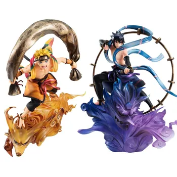 

Naruto Shippuden Uchiha Sasuke Anime Figures PVC Toys Uzumaki Naruto Collectible Brinquedos Action Figurals Model Akatsuki Doll