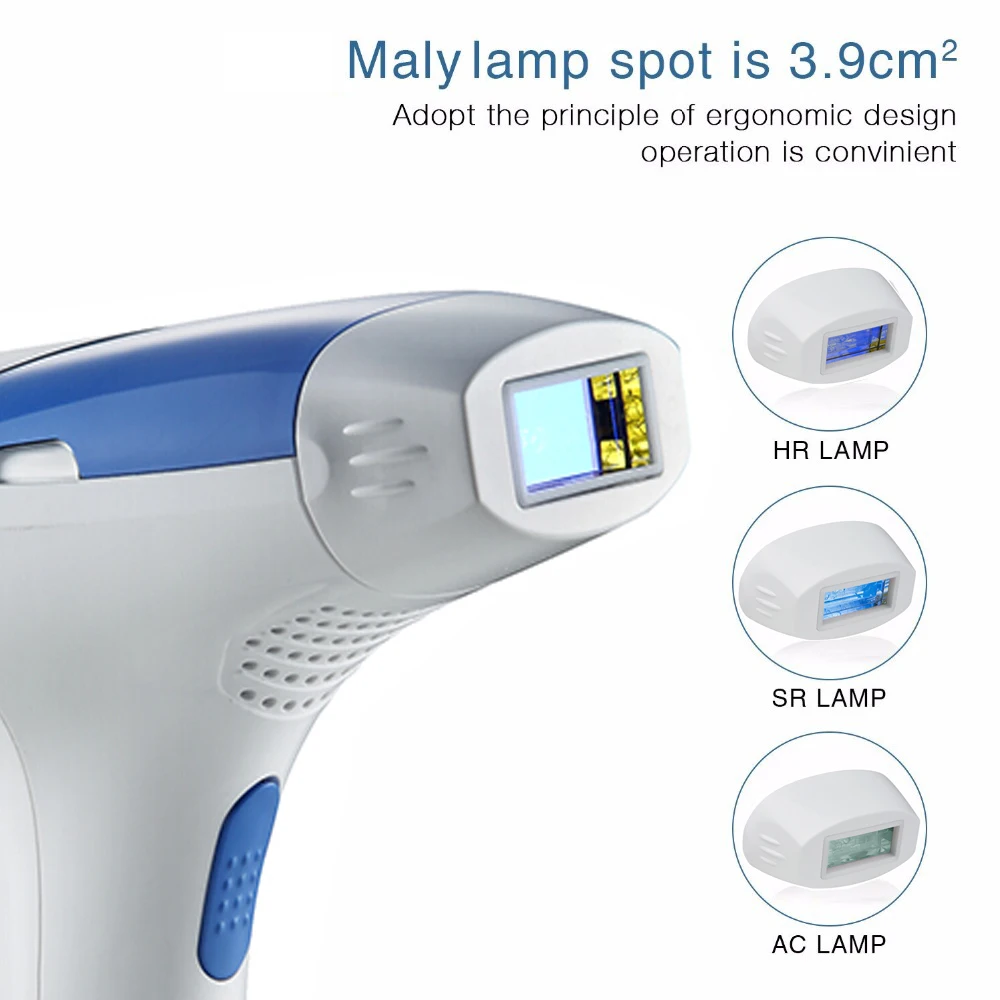  MLAY Laser epilator IPL Laser depilator 500000 Flashes Hair Removal Machine Hair Removal Home Use I