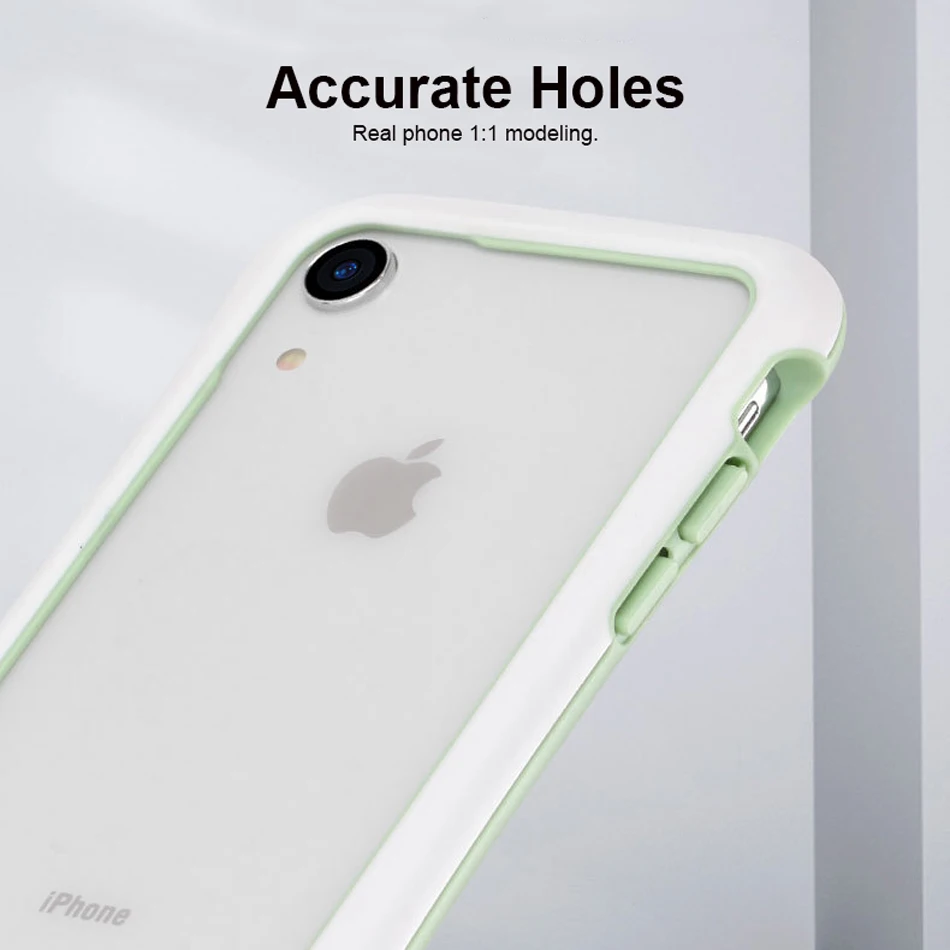 Цветной бампер для iPhone 7 Plus ТПУ Силиконовый противоударный чехол для iPhone 8 бампер для iPhone 6 Чехол для iPhone 6S Plus