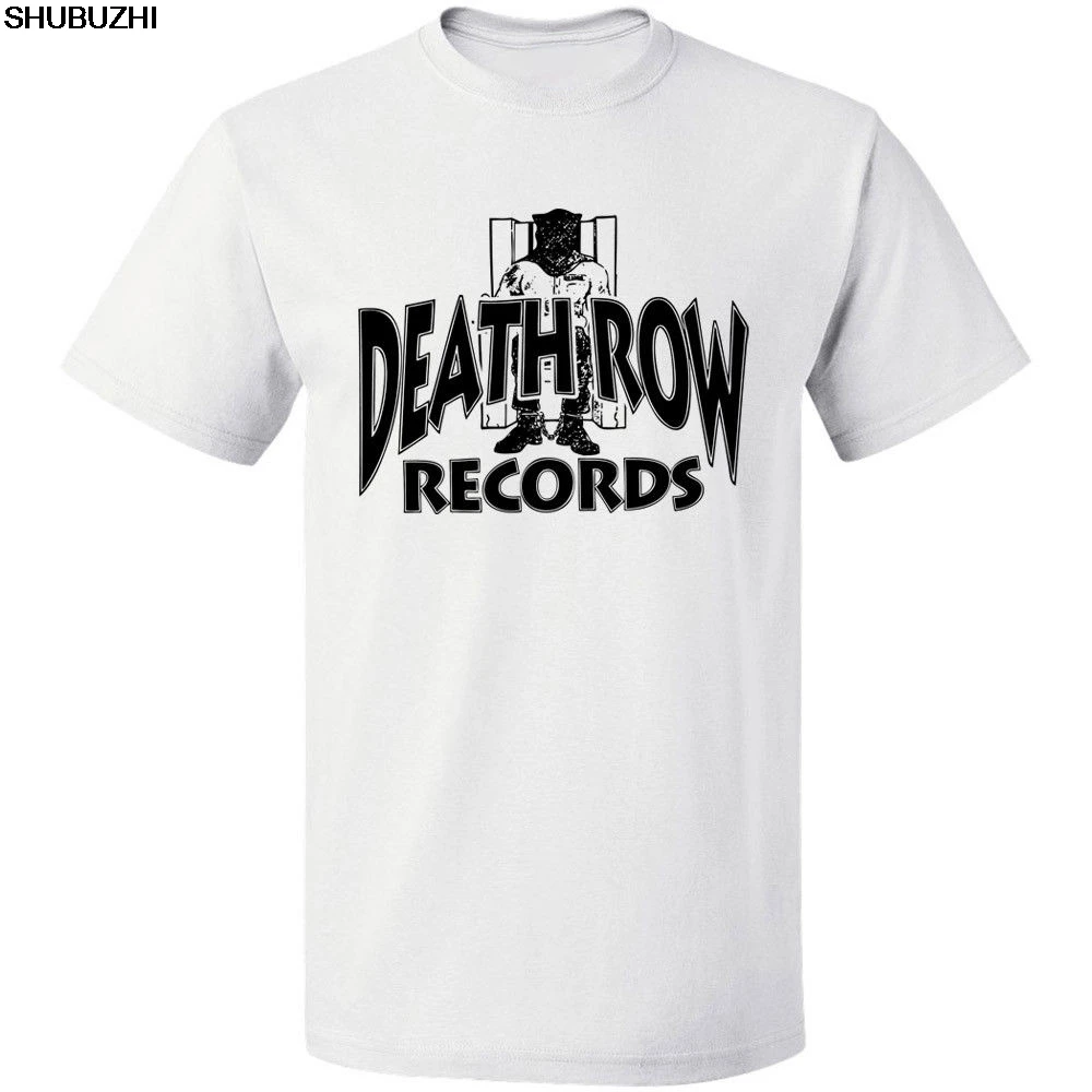

Mens Death Row Records LOGO T Shirt FREE SHIPPING Men Summer T-Shirt Men shubuzhi Brand Clothing Tees Casual Top Tee sbz4557