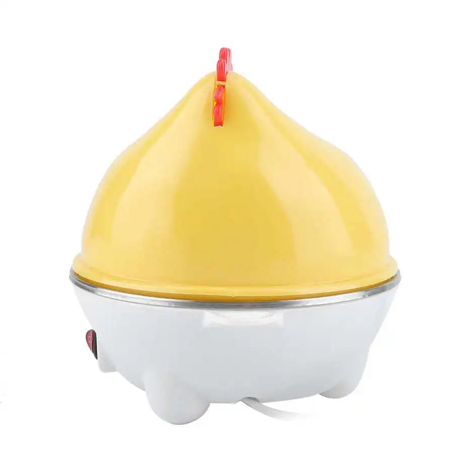 7 Eggs Electric Egg Boiler Chicken Shape Eggs Cooker Multifunctional Corn Steamed Heating Milk Kitchen Breakfast Utensil 5