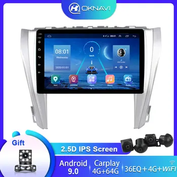 

4G 64G Android 9.0 DSP 10" Car Radio GPS Multimedia Player For Toyota Camry 2015 2016 2017 With Navigation 2 din Bluetooth WIFI