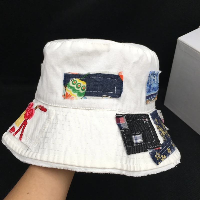 The spring and autumn period and the new cotton fisherman ms han edition leisure boom folding manual sun hat is prevented ba