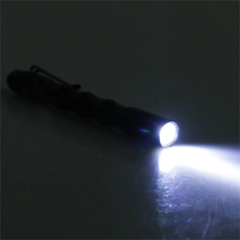 Newest Mini Medical Pen Pocket Small Black Portable LED Light Torch Led Portable Flashlight Outdoor Hiking Camping Accessories