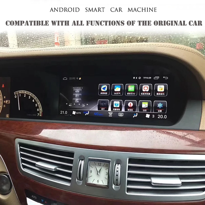 Excellent Liandlee Car Multimedia GPS Audio Radio For Mercedes Benz MB S Class W221 S280 S300 S350 2006~2013 CarPlay TPMS Navigation NAVI 2