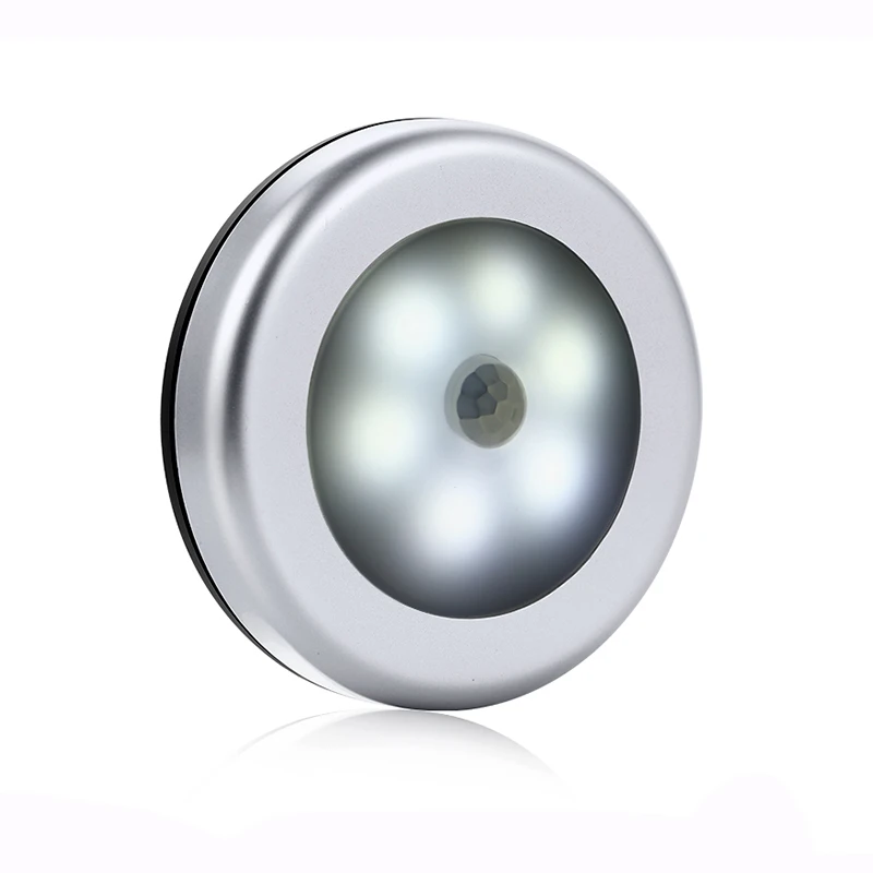 6 LED PIR датчик движения тела активированный настенный светильник ночник