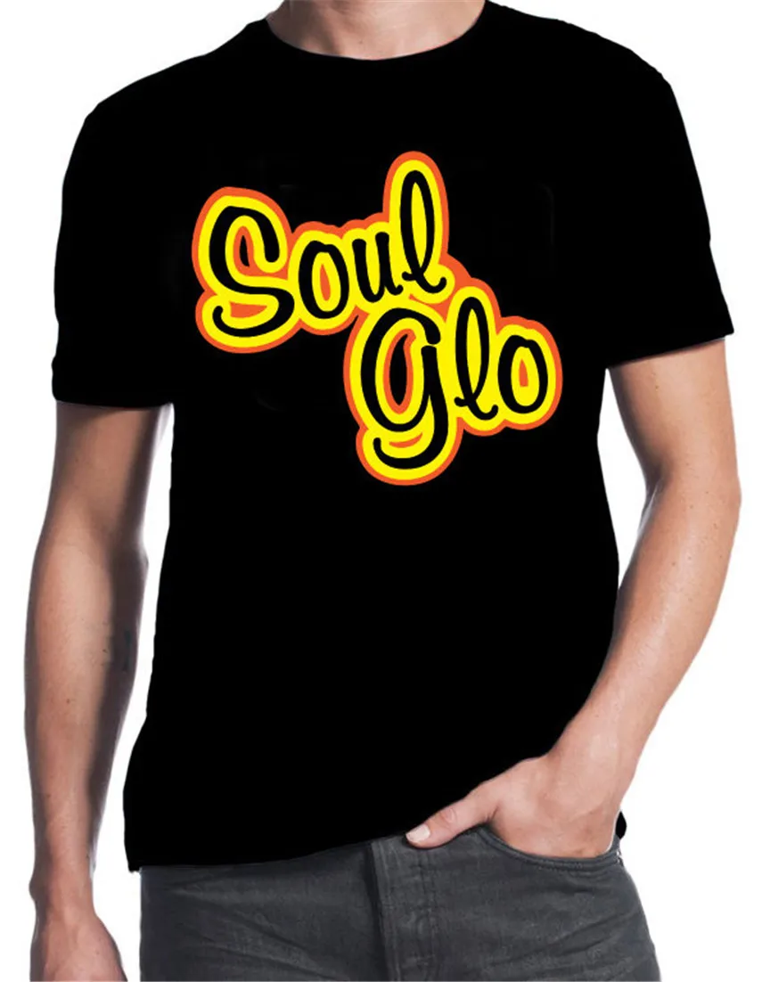 Прибывшие в Америку Soul Glo Забавный комедийный фильм 80'S черная футболка Eddie | Футболки -4000187550177
