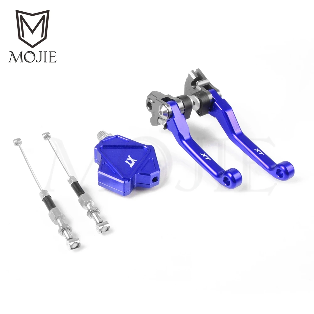 XT250 05-17 Blue Для YAMAHA XT225 XT250 XT250X XT 225 250 X 250X Мотокросс ЧПУ поворотный тормоз трюк рычаг сцепления легко тяните кабель системы мотоцикла - Цвет: XT250 05-17 Blue