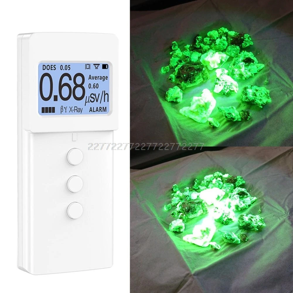 

KB6011/4011 Geiger Counter Nuclear Radiation Detector Personal Dosimeter Marble Detectors Beta Gamma X-ray Tester S18 19