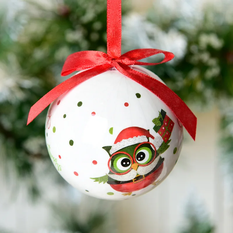Adornos Navidad Natal 7 см шар украшения для рождественской елки украшения для дома