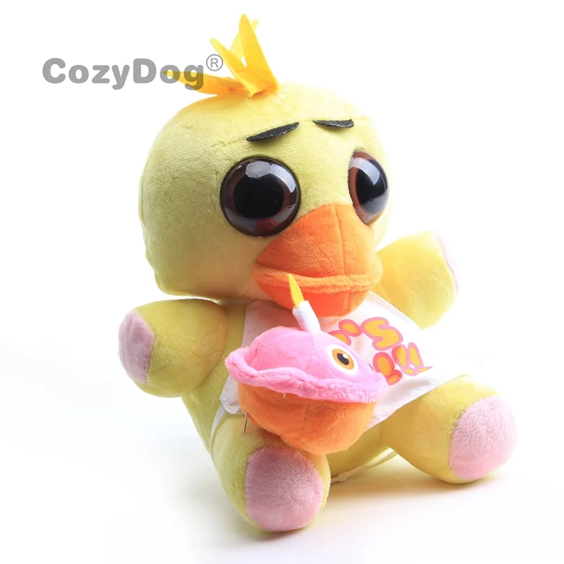 25 см FNAF плюшевые игрушки Новое поступление пять ночей у Фредди 4 желтый Чика плюшевые игрушки кукла Peluche мягкие игрушки для женщин детский подарок