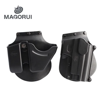 

MAGORUI Tactical SG21+CU9 Black Handcuff Holster Pistol Holster Double Stack Magazine Case Pouch for Hunting Accessories