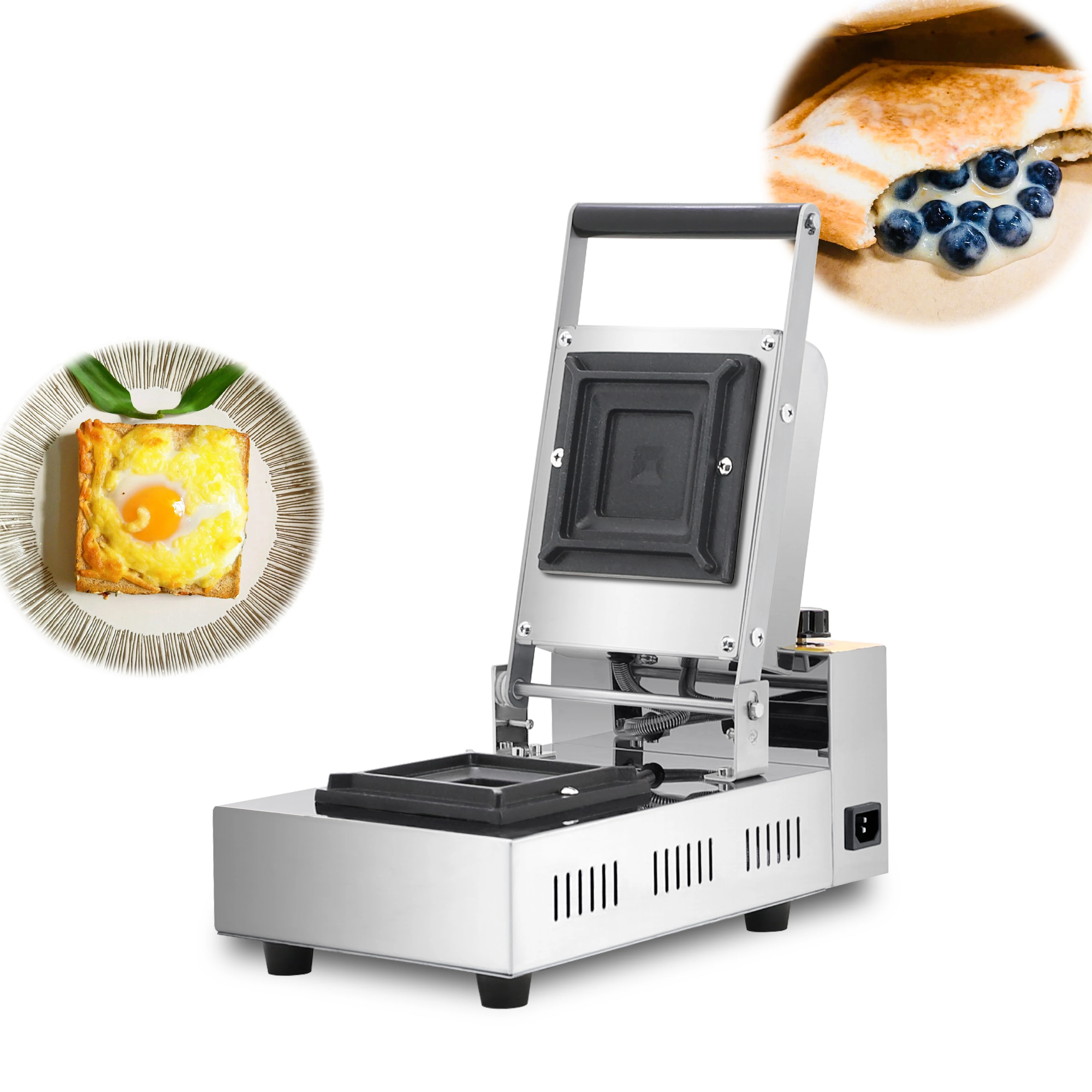 11 cm or more Toast sandwich wrapping machine single-head hot pressing Sandwich waffle making maker machine stuffing Toaster