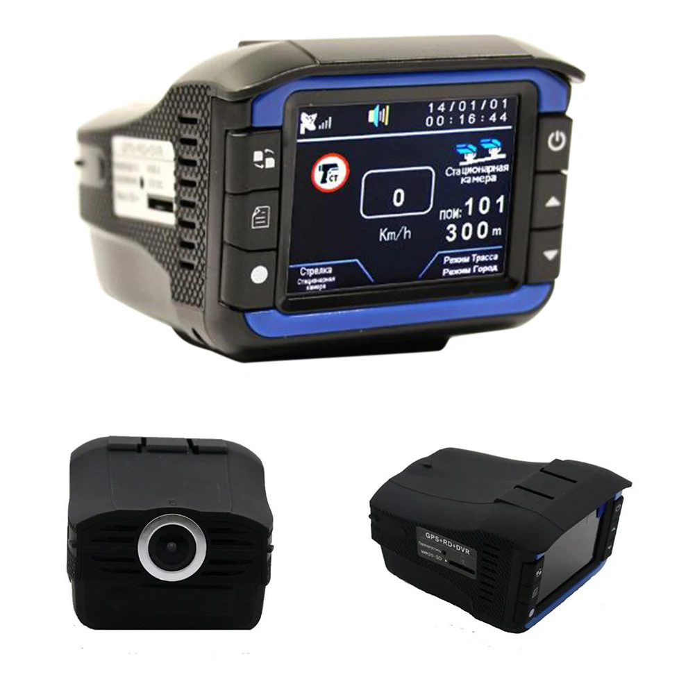 

2 In1 Wide Angle Detector Camera Car DVR Multi-function Sensitive Auto Radar 140 Degree Driving Recorder LCD Display Universal