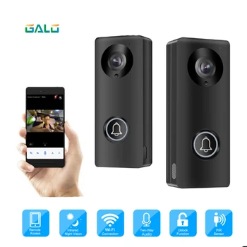 

Video doorbell intercom doorbell with infrared camera HD 1080P waterproof support APP mobile phone control door lock