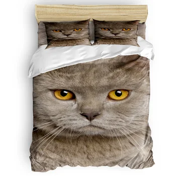 

Cat Kitten Animal Pet Duvet Cover Set 2/3/4pcs Bedding Set Bed Sheet Pillowcases Cover Set