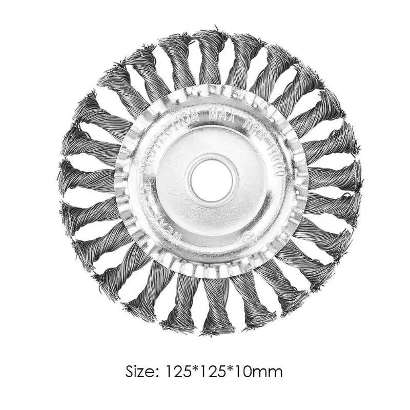 Газонокосилка триммер головка скрученный узел щетка круговая, из стальной проволоки щетка дисковая круговая, из стальной проволоки обрезные кусачки садовые инструменты
