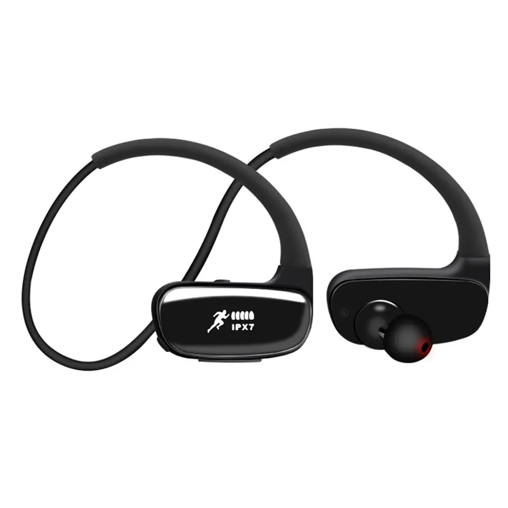Waterproof Black Swimming Earphones Wireless Bluetooth Headset 16GB Mp3 Player*1 