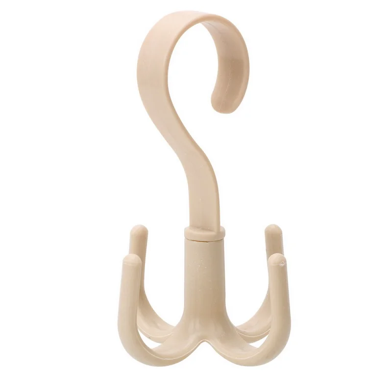 Beige WBBOOMING, вращается на 360 градусов, обувь, пояс, шарф, висячая стойка, сумка, держатель, экономия пространства, вешалка, шкафы, прищепки для одежды - Цвет: Beige