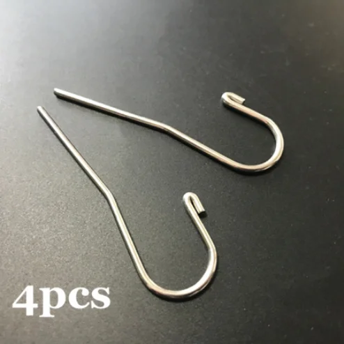4pcs hooks Стоматологические apex аксессуары для локатора Эндодонтический измерительный кабель Измерительный Провод шнур зонда Держатели Файлов крючки клипсы для губ - Цвет: 4pcs hooks