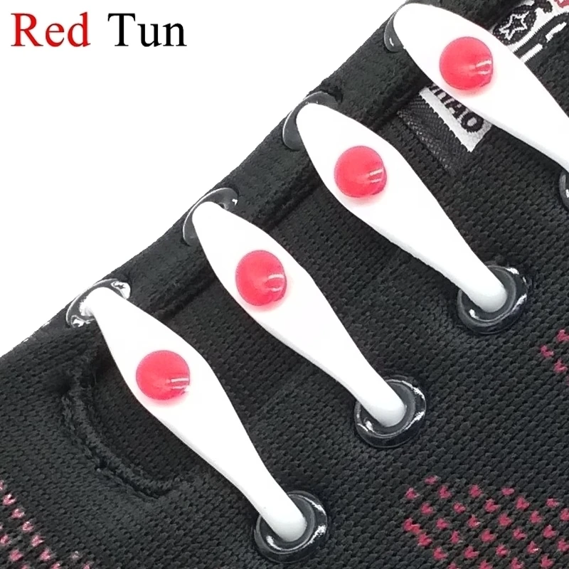 

2023 Fashion Black Round Creative No Tie Shoelaces Unisex Elastic Silicone Shoe Laces All Sneakers Laces