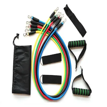 

11Pcs/set Pull Rope Fitness Exercises Resistance Bands Latex Tubes Fitness Excerciser Body Training Home Gym Workout Yoga Rope
