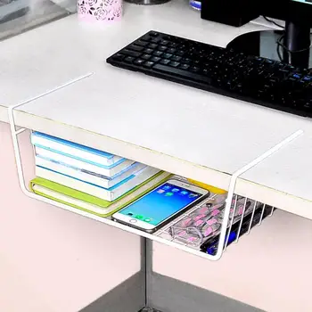 

1pc Multifunction Hanging Shelf For Kitchen Storage Closet Hanger Wrought Iron Basket Storage Table Cabinet Shelf Room Organizer