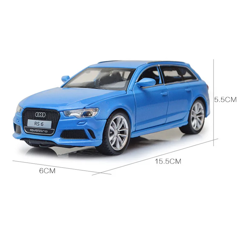 Модель автомобиля Audi RS6 1:32 литой автомобиль из сплава Игрушечная модель