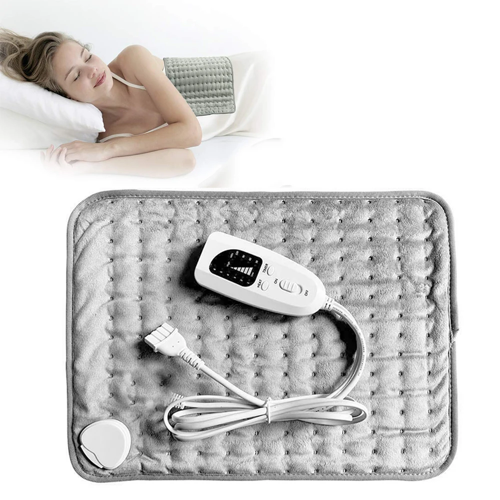 40x30cm Intelligent Timing Heating Warm Adjustable Temperature Physiotherapy Waist Electric Blanket Pad Neck Winter Pain Relief