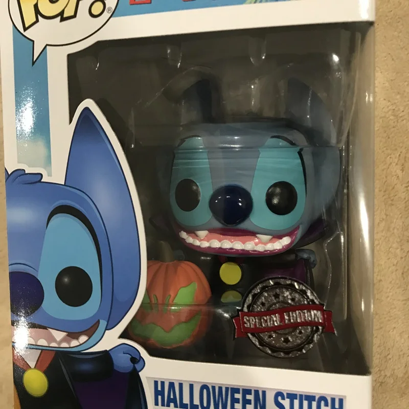Эксклюзивный официальный Funko pop Stitch Хэллоуин Виниловая фигурка Коллекционная