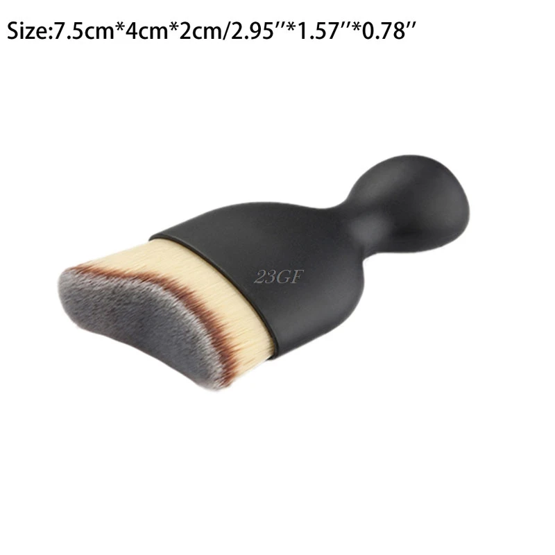 

2018 1Pcs Useful Cosmetic Face Powder Blusher Curve Style Makeup Nylon Brush