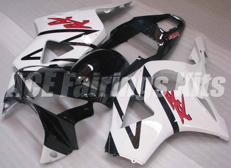 

4Gifts New ABS Motorcycle Fairing Kit For Honda CBR900RR CBR954RR 954 2002 2003 02 03 954RR Fairings ABS Plastic Nicewhite black