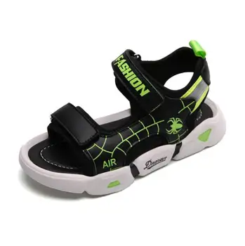 

Summer Children Boys Sandals spiderman Kids summer boys sandal PU sports beach shoes spider man sandals Size 26-36