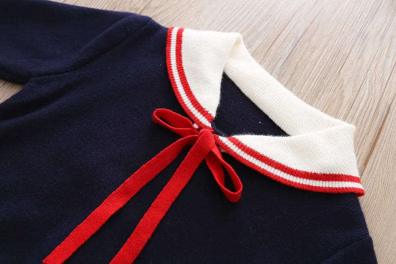 Sodawn/комплект одежды для девочек осенний свитер для девочек в школьном стиле+ юбка, комплекты для От 2 до 6 лет, г. Детская одежда для девочек