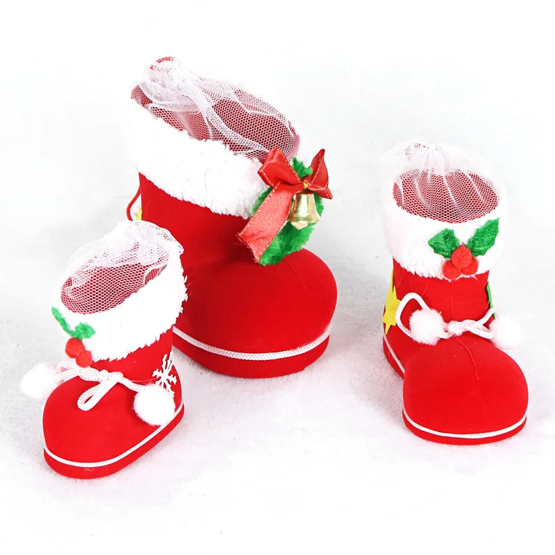 

Christmas Gift Shoes Christmas Candy Box Candy Bag Christmas Candy Apple Boots Send Children Christmas Gift Box