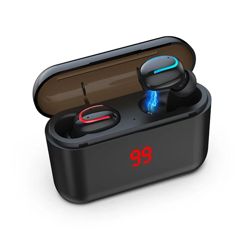 Binaural U Настоящие Bluetooth 5,0 наушники HBQ Q32 TWS беспроводные наушники спортивные свободные наушники 3D стерео игровая гарнитура с микрофоном Зарядка Бо - Цвет: Binaural U