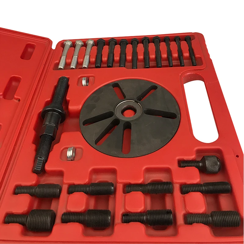 

35Pcs Timing Belt Pully Removal Install Tool Kit Wheel Puller For GM Buick Belt Made in Taiwan