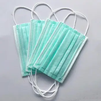 

50Pcs Disposable Children Breathable Anti Dust Haze Outdoor Face Mouth Mask Non-woven dustproof 3 floors breathable Outdoor mask