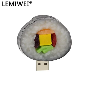 

Funny Sushi USB Flash Drive 4GB 8GB 16GB Cute Fries Hamburg Shape Mini USB 2.0 Pendrive 32GB 64gb Memory Stick Pen Drive