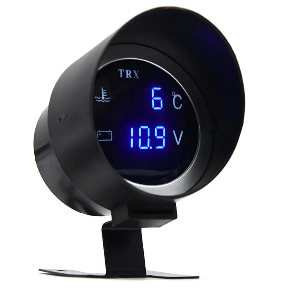 5 In 1 12V Car LCD Electronic Tachometer + Oil Pressure Gauge + Volt Voltmeter+Water Temperature Gauge+Fuel Gauge with Sensor