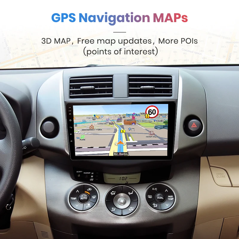 Junsun V1 2G+ 32G Android 9,0 DSP для Toyota RAV4 Rav 4 2007-2011 Автомобильный Радио Мультимедиа Видео плеер навигация gps RDS 2 din dvd