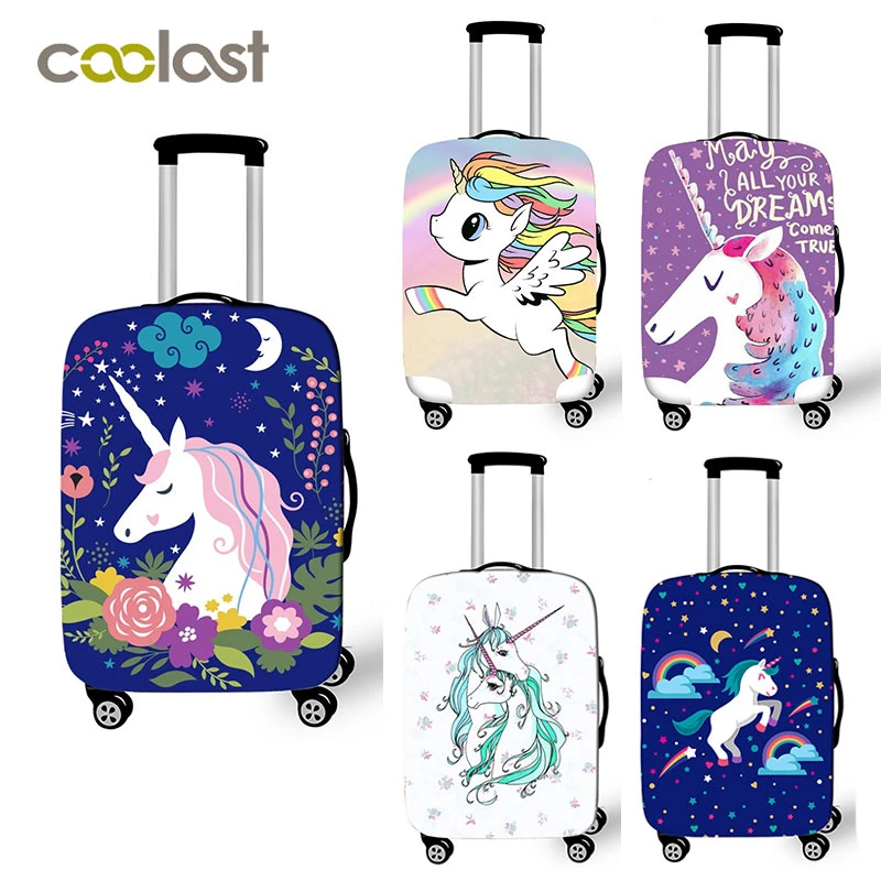 unicorn suitcase cover