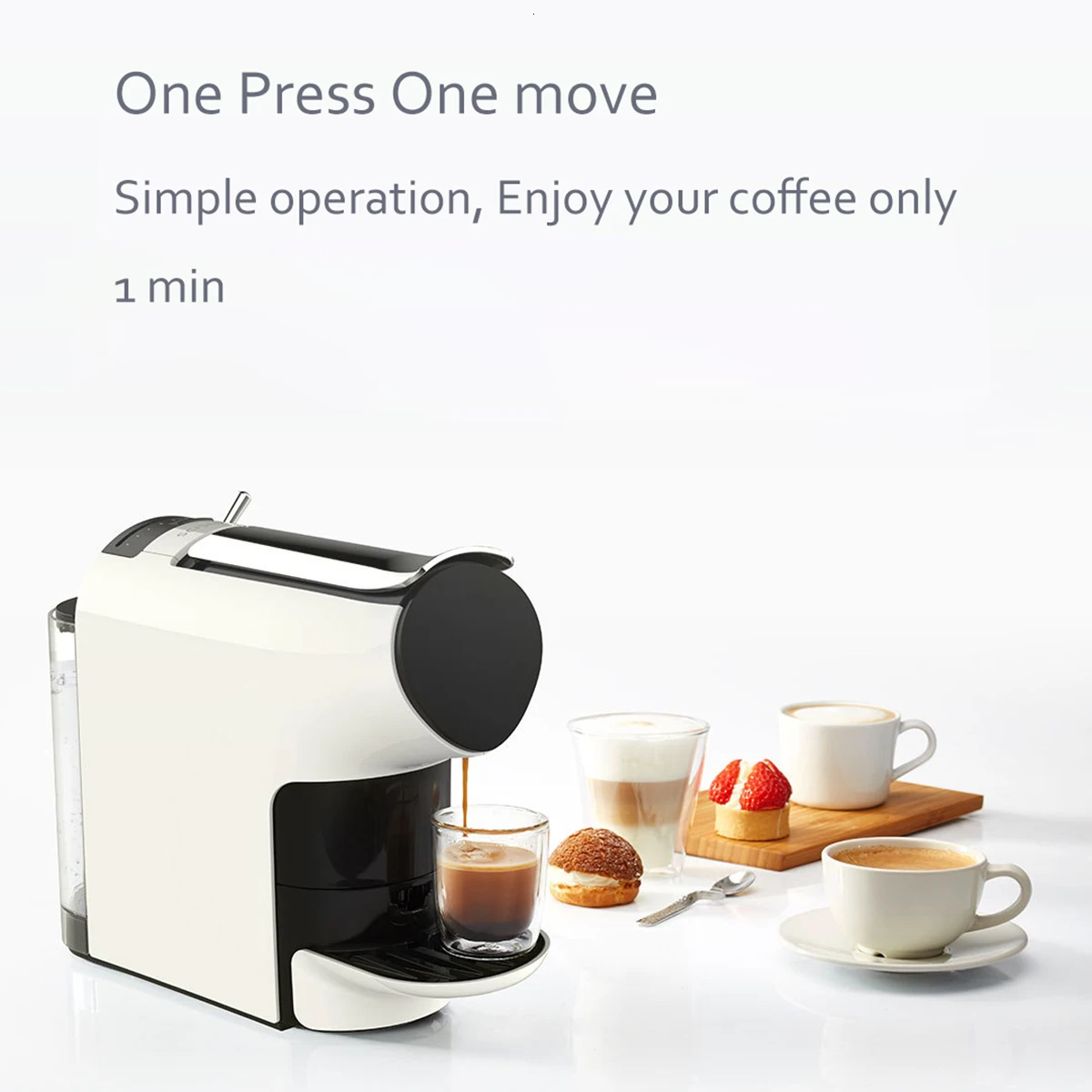  Scishare Capsule Espresso Coffee Machine Automatically Extraction 9 Level High Pressure Electric Co
