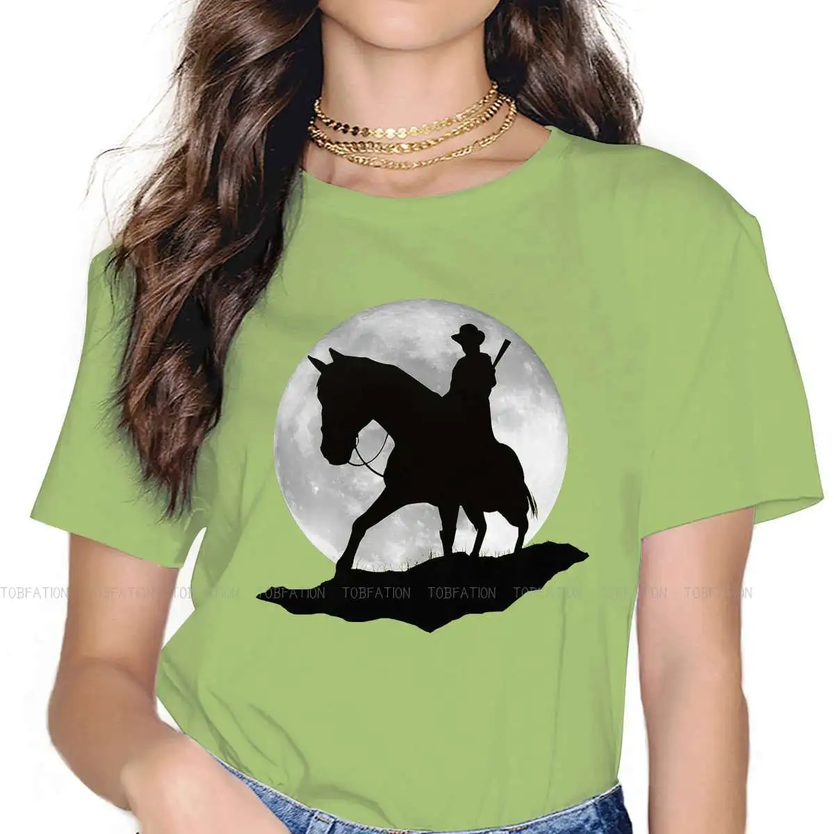 Футболка для девочки с надписью Red Dead 5xl | Женская одежда