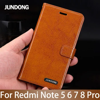 

Flip Phone Case For Xiaomi Redmi Note 5 5A 6 7 8 Pro note 3 4X 4 Case For redmi 4x 5 plus 6 6a 7 7a 8 8a Oil wax skin Cover