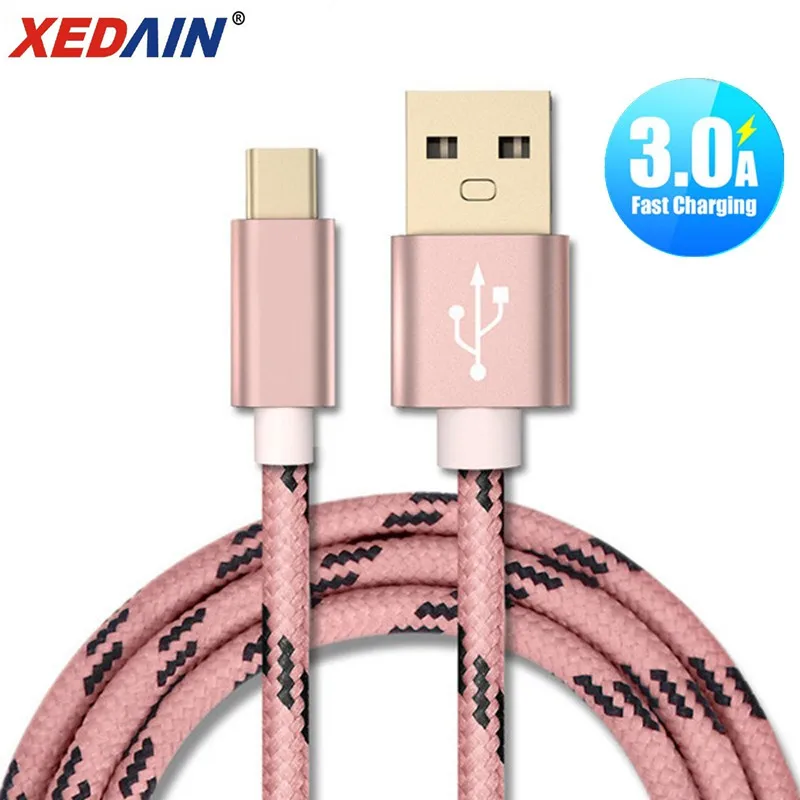 Хороший кабель usb type C для быстрой зарядки Usb C кабель для передачи данных Usb-c зарядное устройство для samsung S10 S9 S8 Xiaomi mi 8 A2 красный mi Note 7 кабель type-c
