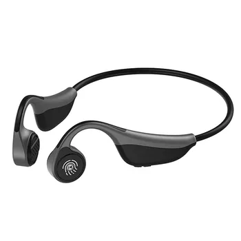 

bone conduction Bluetooth headset wireless dual ear bone sensing movement running headset ear hanging neck long