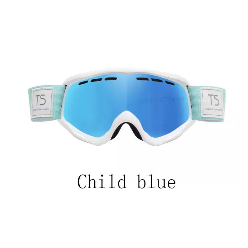 Xiaomi Mijia сноуборд лыжные очки зимние спортивные очки для сноуборда Лыжная маска оборудование снежные очки лыжные принадлежности - Цвет: Child blue