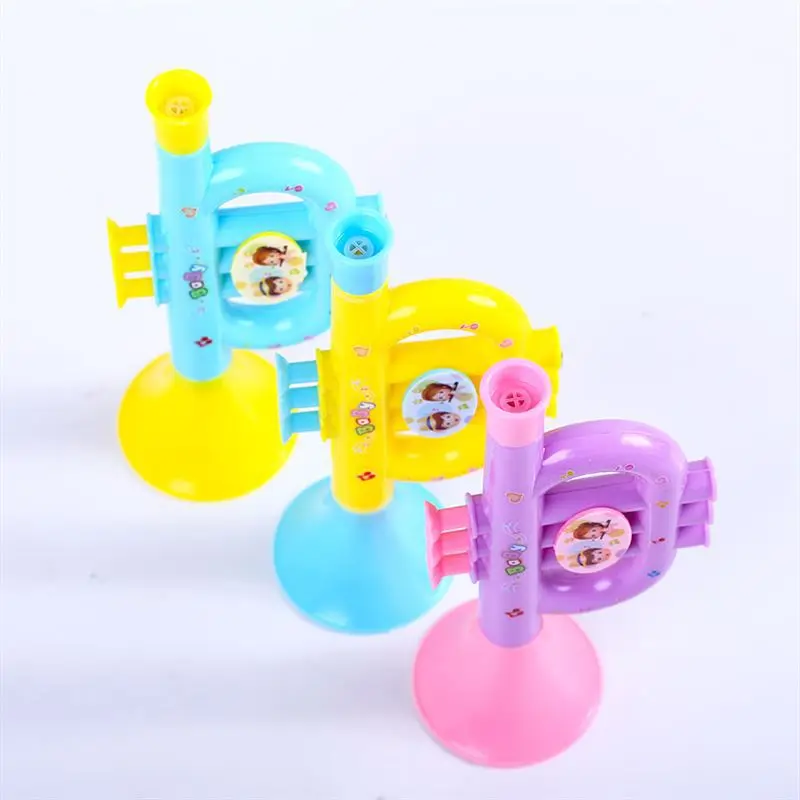 Baby Cute Trumpet Speaker Children Musical Instruments Educational Hooter Toy ZD 
