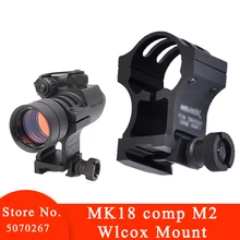 Выбор элемента MK18 Comp M2 Weaver Rail Wilcox крепление для M2/M3 Picatinny AdapterTactical Крепление Weaver крепление рельсового прицела EX035
